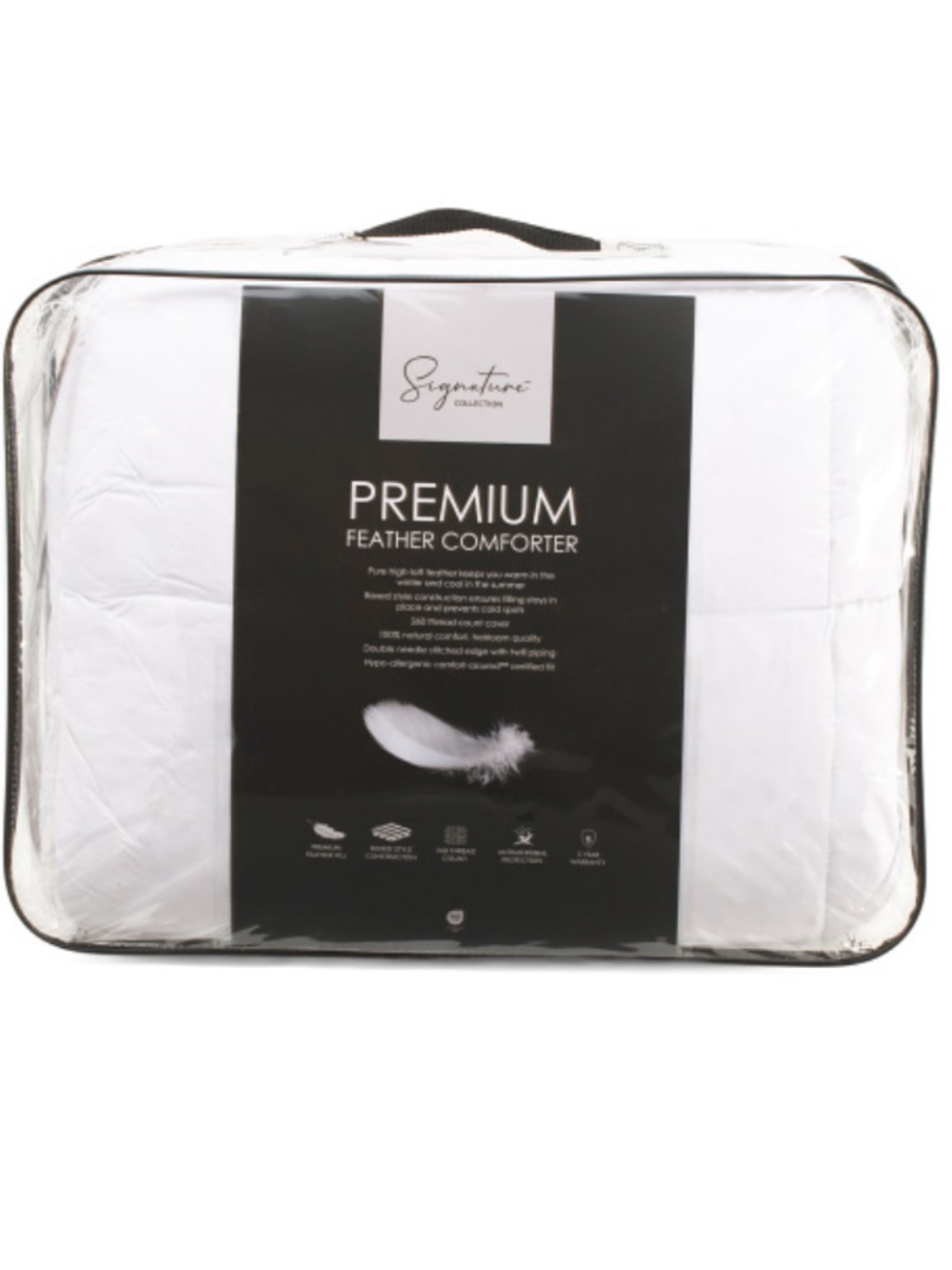 LLOYDS 260tc Lightweight Warmth Feather Filled Duvet Insert